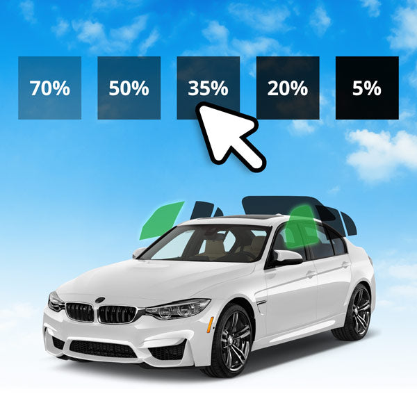 Front Side Windows | Ceramic Tint Pattern – Tint Club