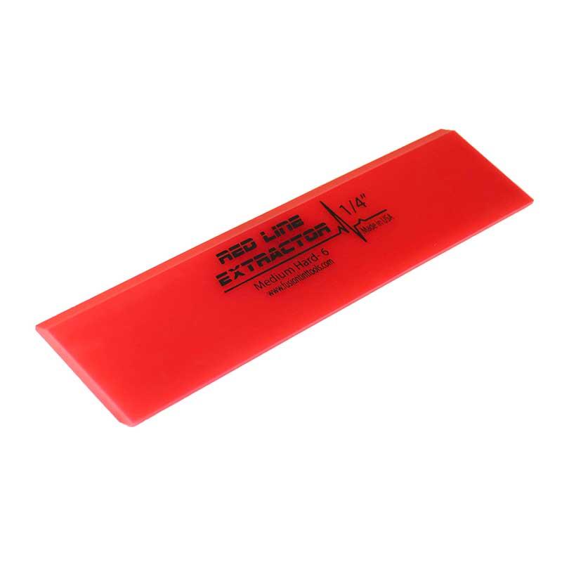 GT2115 - 8" Red Line Extractor 1/4" Thick Double Bevel Squeegee Blade