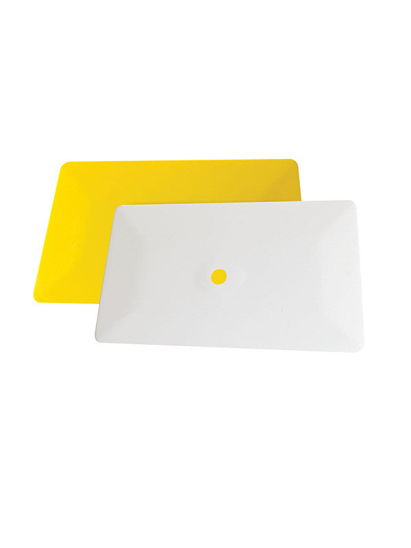 GT086-6Y - 6" Yellow Hard Card Squeegee